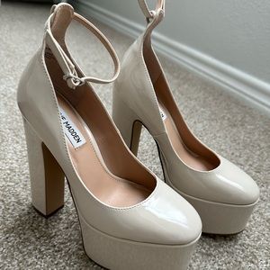 Steve Madden Bone Platform Heels